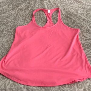 Lululemon pink tank, size 8